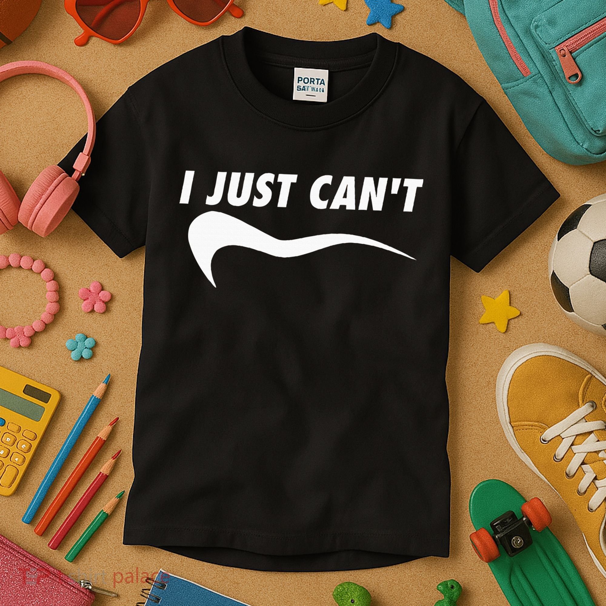 Me Motivating Myself I Just Cant Kids T-Shirt