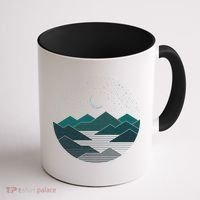 Mountain Moonlight Coffee Mug thumb 1