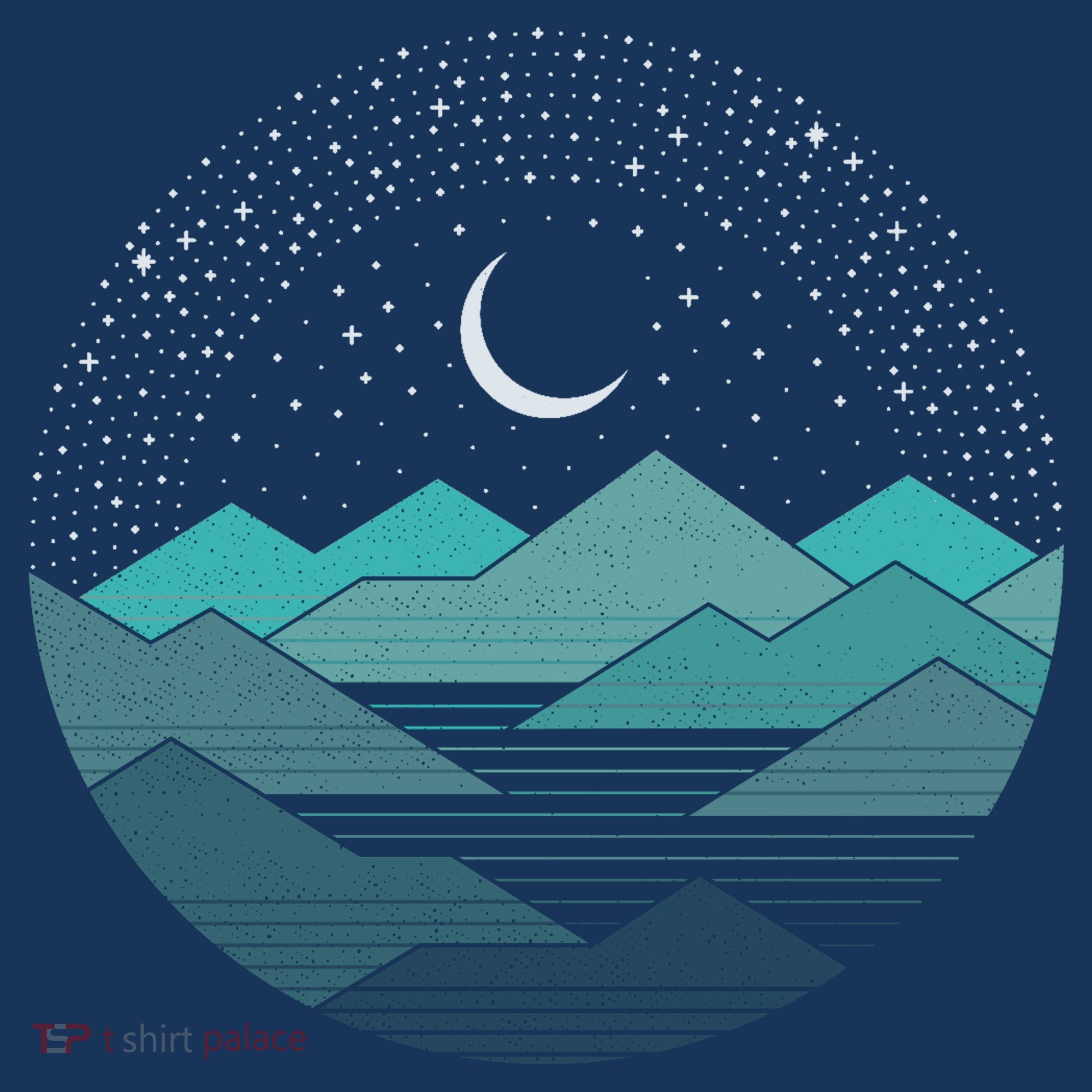 Mountain Moonlight Apron