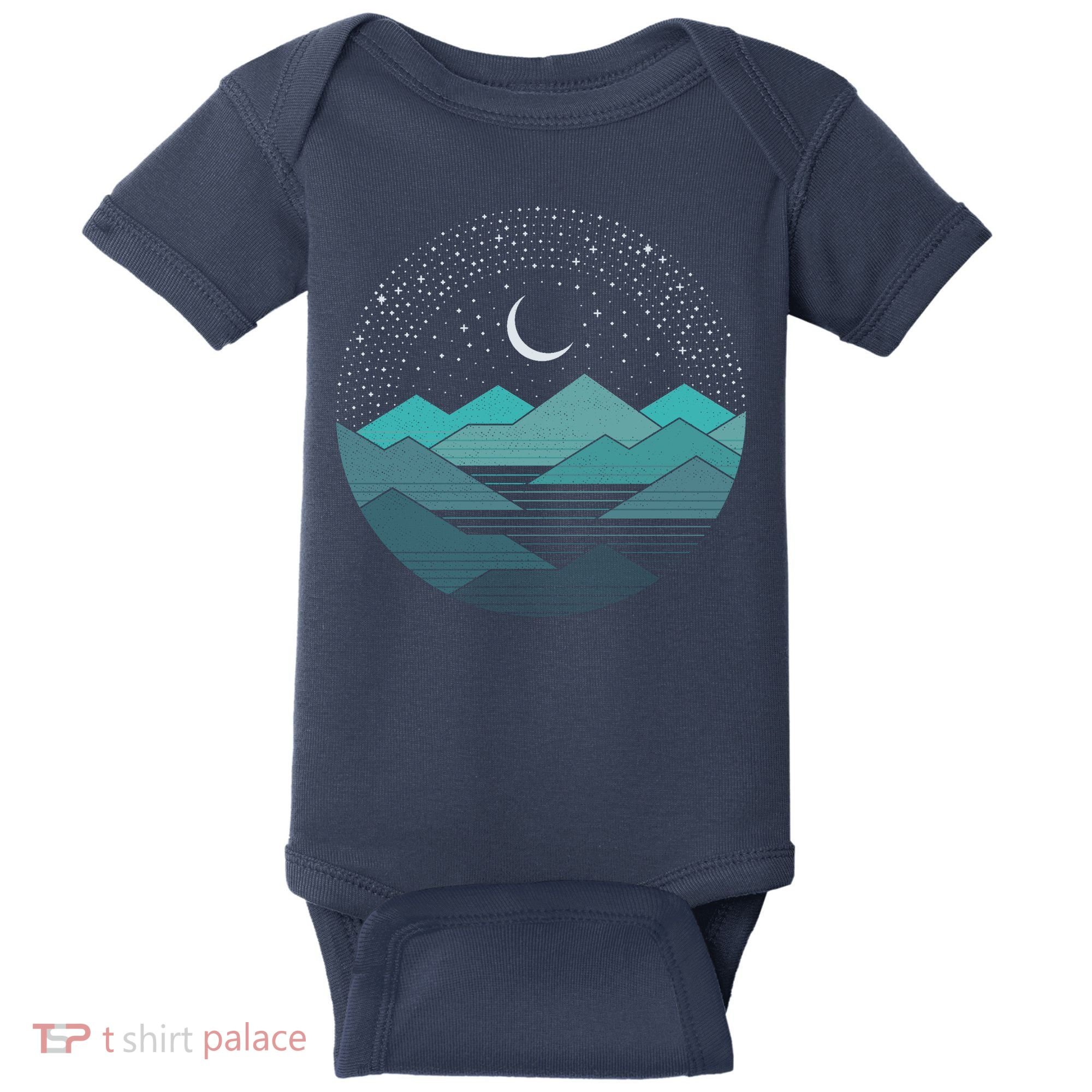 Mountain Moonlight Baby Bodysuit