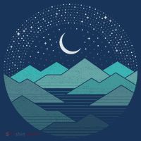 Mountain Moonlight Toddler T-Shirt thumb 4
