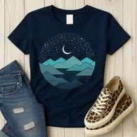 Mountain Moonlight Women's T-Shirt thumb 3