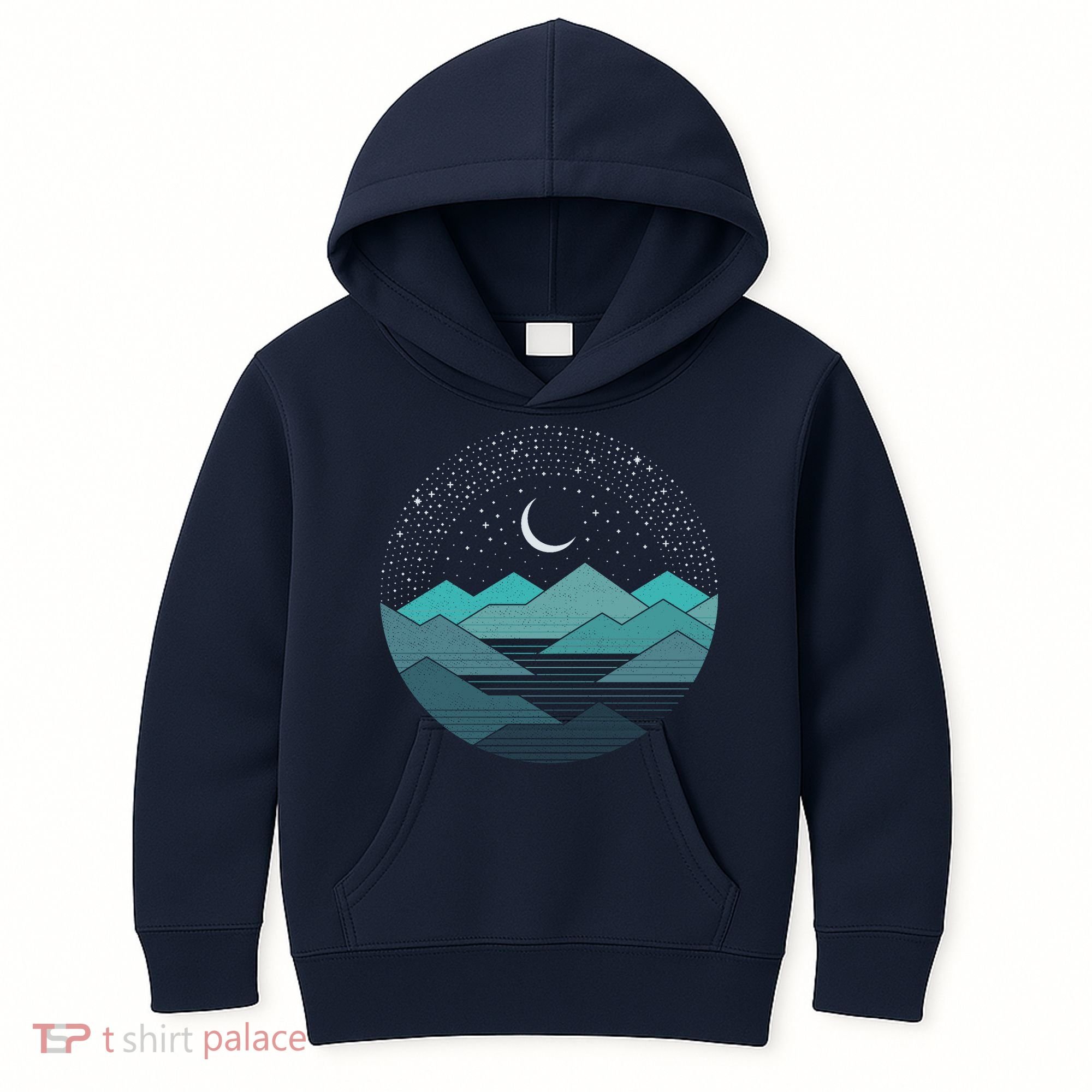 Mountain Moonlight Kids Hoodie