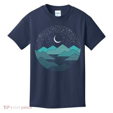 Mountain Moonlight Kids T-Shirt