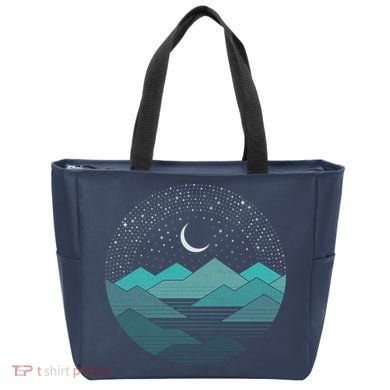 Mountain Moonlight Tote Bag