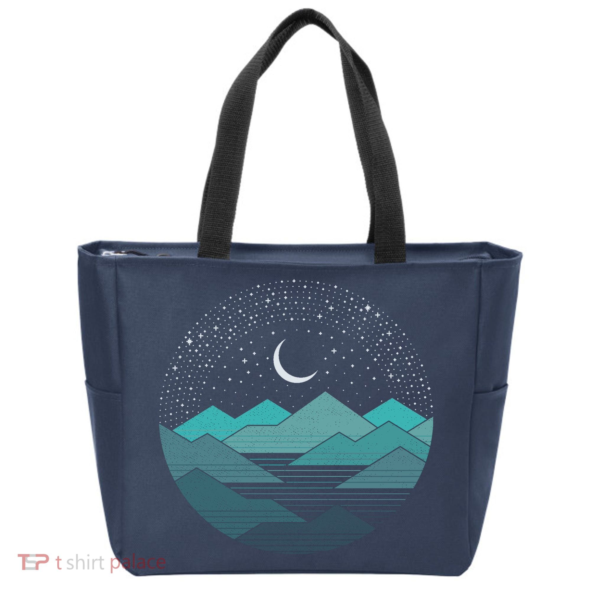 Mountain Moonlight Tote Bag