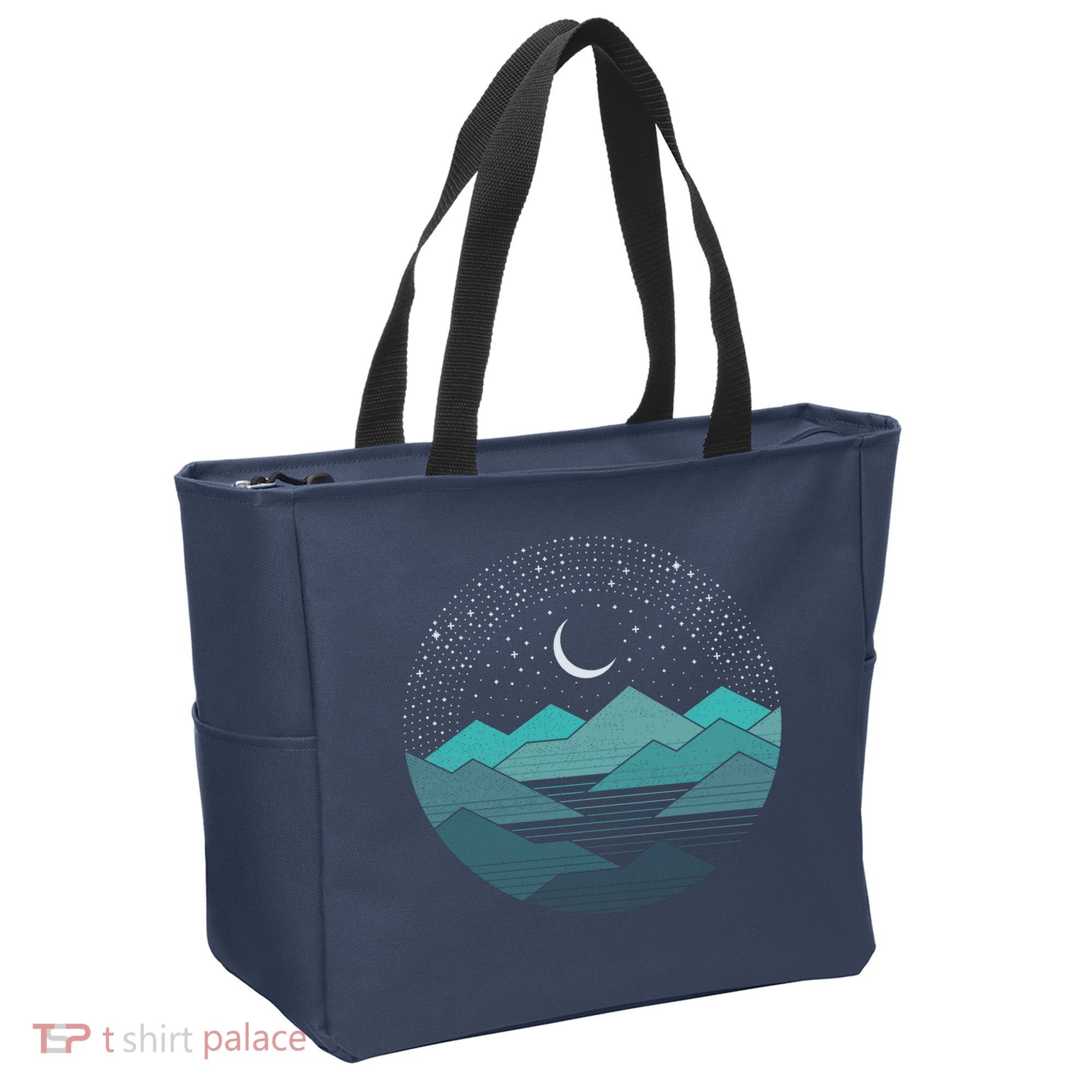 Mountain Moonlight Tote Bag