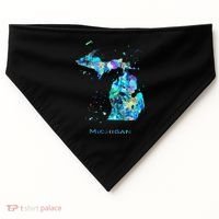 Michigan Map USA-Made Doggie Bandana thumb 0