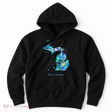 Michigan Map Hoodie