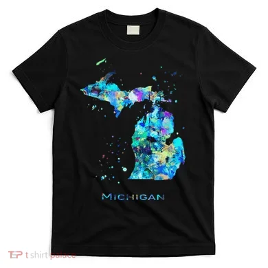 Michigan Map T-Shirt