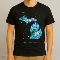 Michigan Map T-Shirt thumb 3