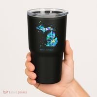 Michigan Map Tumbler thumb 2