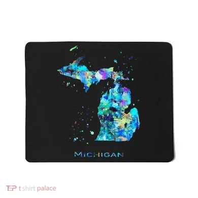 Michigan Map Mousepad