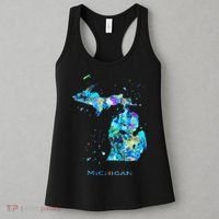 Michigan Map Women's Tank Top thumb 3