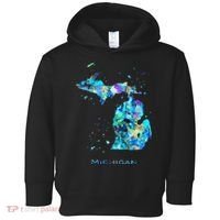 Michigan Map Toddler Hoodie thumb 0