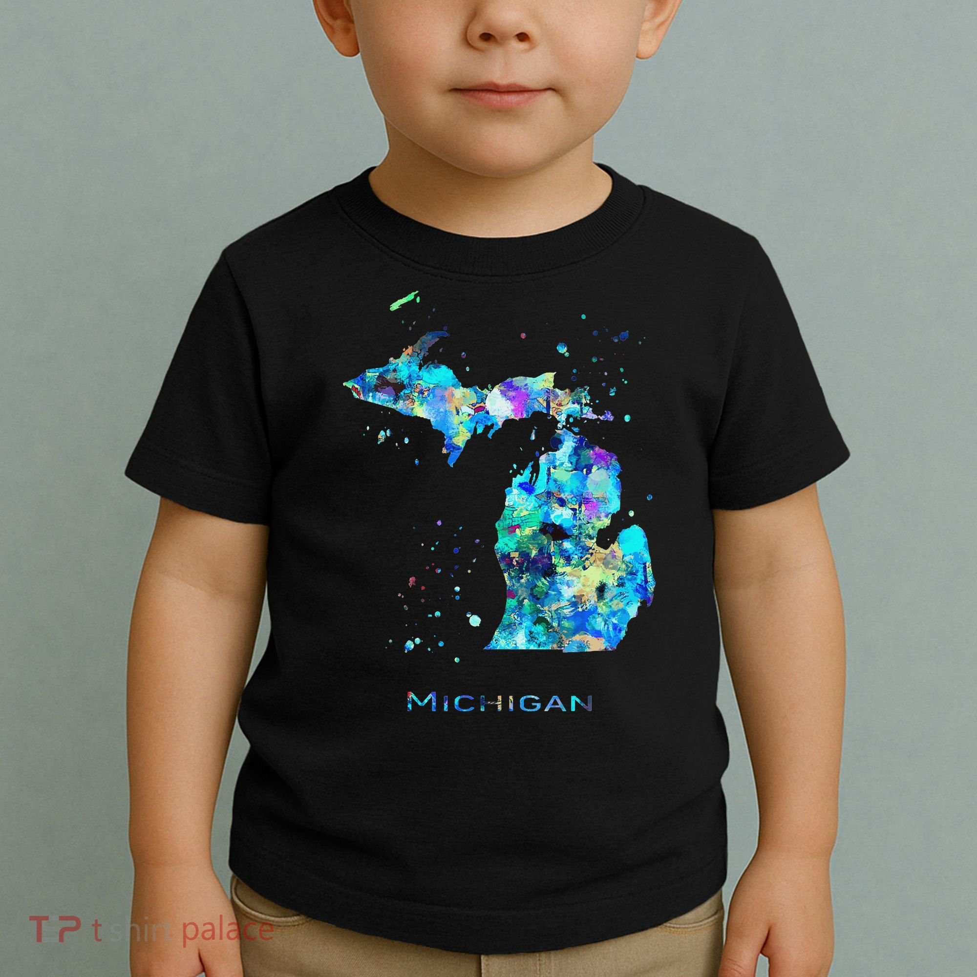 Michigan Map Toddler T-Shirt