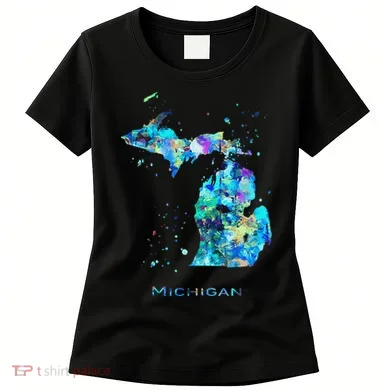 Michigan Map Women's T-Shirt