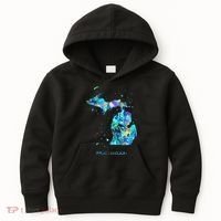 Michigan Map Kids Hoodie thumb 0