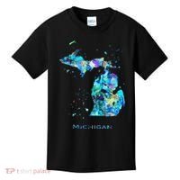 Michigan Map Kids T-Shirt thumb 0