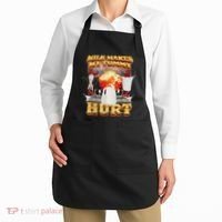 Milk Makes My Tummy Hurt Funny Oddly Specific Dank Meme Apron thumb 2
