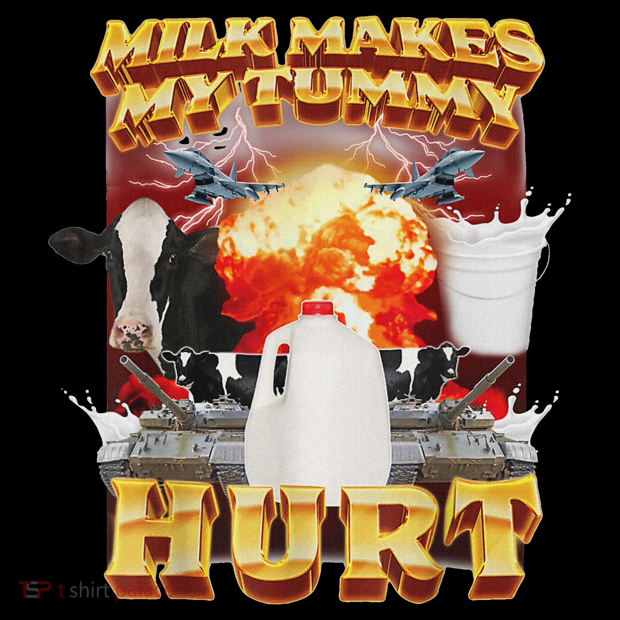 Milk Makes My Tummy Hurt Funny Oddly Specific Dank Meme Coaster