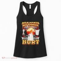 Milk Makes My Tummy Hurt Funny Oddly Specific Dank Meme Women's Tank Top thumb 0
