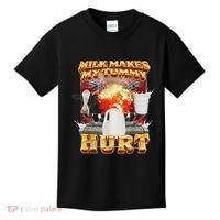 Milk Makes My Tummy Hurt Funny Oddly Specific Dank Meme Kids T-Shirt thumb 0