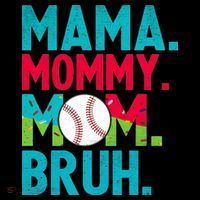 Mama Mommy Mom Bruh Baseball Ice Cream Drip Coffee Mug thumb 5