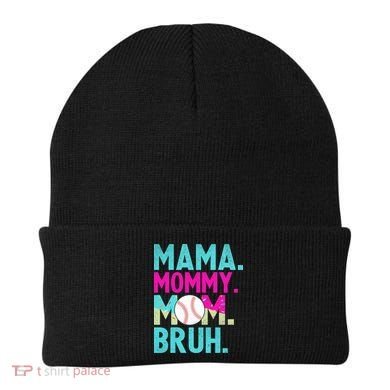 Mama Mommy Mom Bruh Baseball Ice Cream Drip Beanie