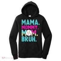 Mama Mommy Mom Bruh Baseball Ice Cream Drip Women's Hoodie thumb 0