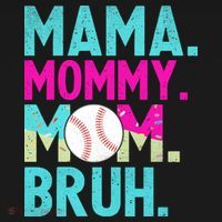 Mama Mommy Mom Bruh Baseball Ice Cream Drip Women's Hoodie thumb 2