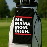 Ma Mama Mom Bruh Golf Towel thumb 2