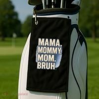 Mama Mommy Mom Bruh Golf Towel thumb 2
