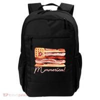 Mmmerica Bacon Waffle Merica Flag Backpack thumb 0