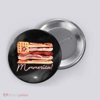 Mmmerica Bacon Waffle Merica Flag Button thumb 0