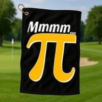 Mmmm Pi 3.14 Golf Towel thumb 1