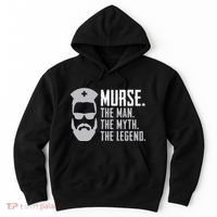 Murse Male Nurse Rn Lpn Cna Hoodie thumb 0