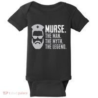 Murse Male Nurse Rn Lpn Cna Baby Bodysuit thumb 0