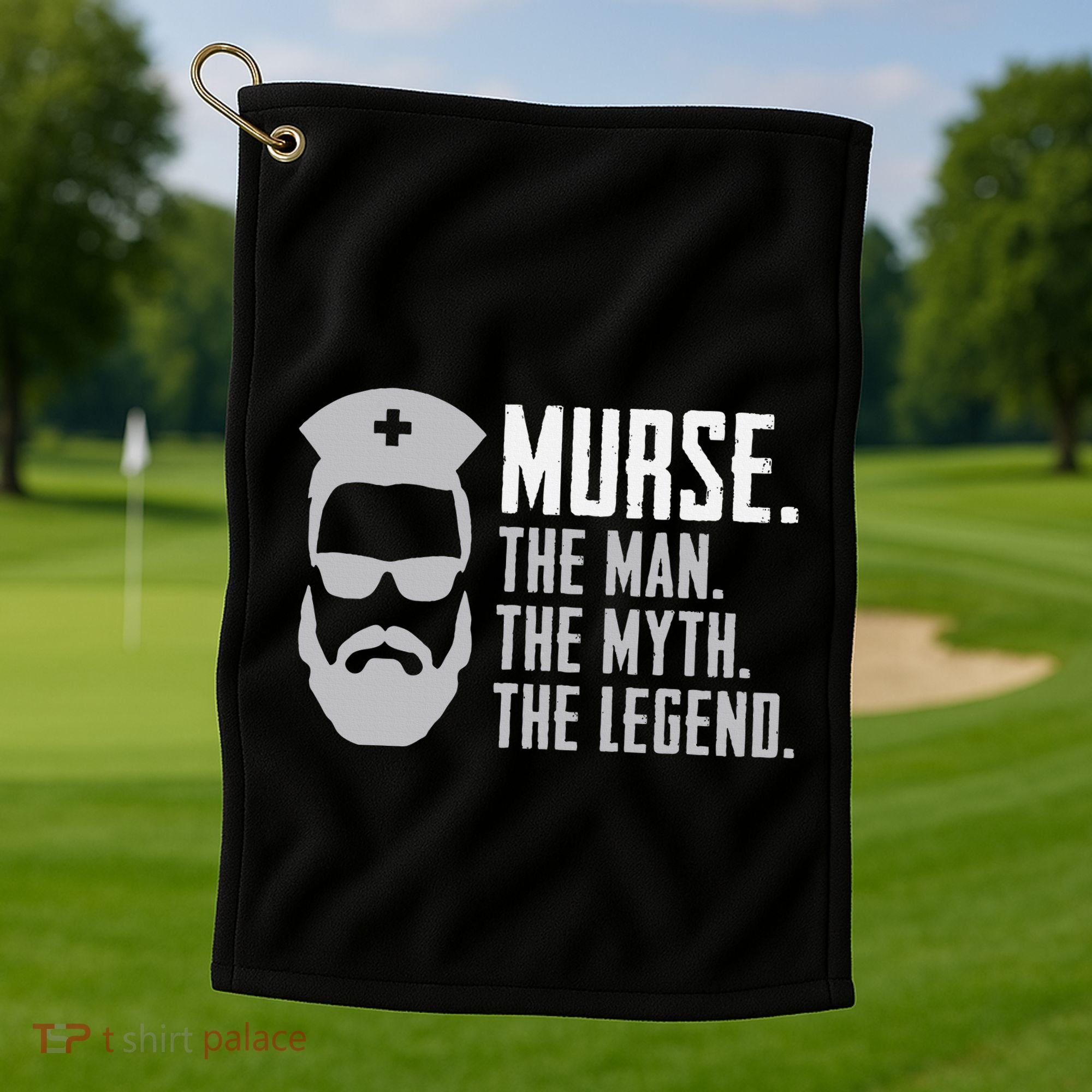 Murse Male Nurse Rn Lpn Cna Golf Towel