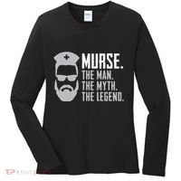 Murse Male Nurse Rn Lpn Cna Women's Long Sleeve Shirt thumb 0