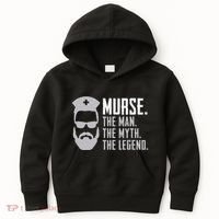 Murse Male Nurse Rn Lpn Cna Kids Hoodie thumb 0