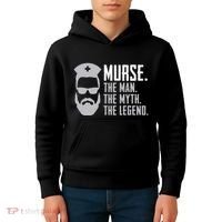 Murse Male Nurse Rn Lpn Cna Kids Hoodie thumb 4