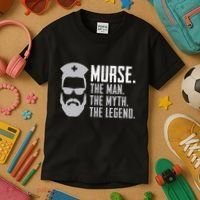 Murse Male Nurse Rn Lpn Cna Kids T-Shirt thumb 3