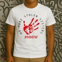 Mmiw Missing Native American Indigenous Women Sisters Red T-Shirt thumb 3