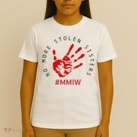 Mmiw Missing Native American Indigenous Women Sisters Red T-Shirt thumb 4