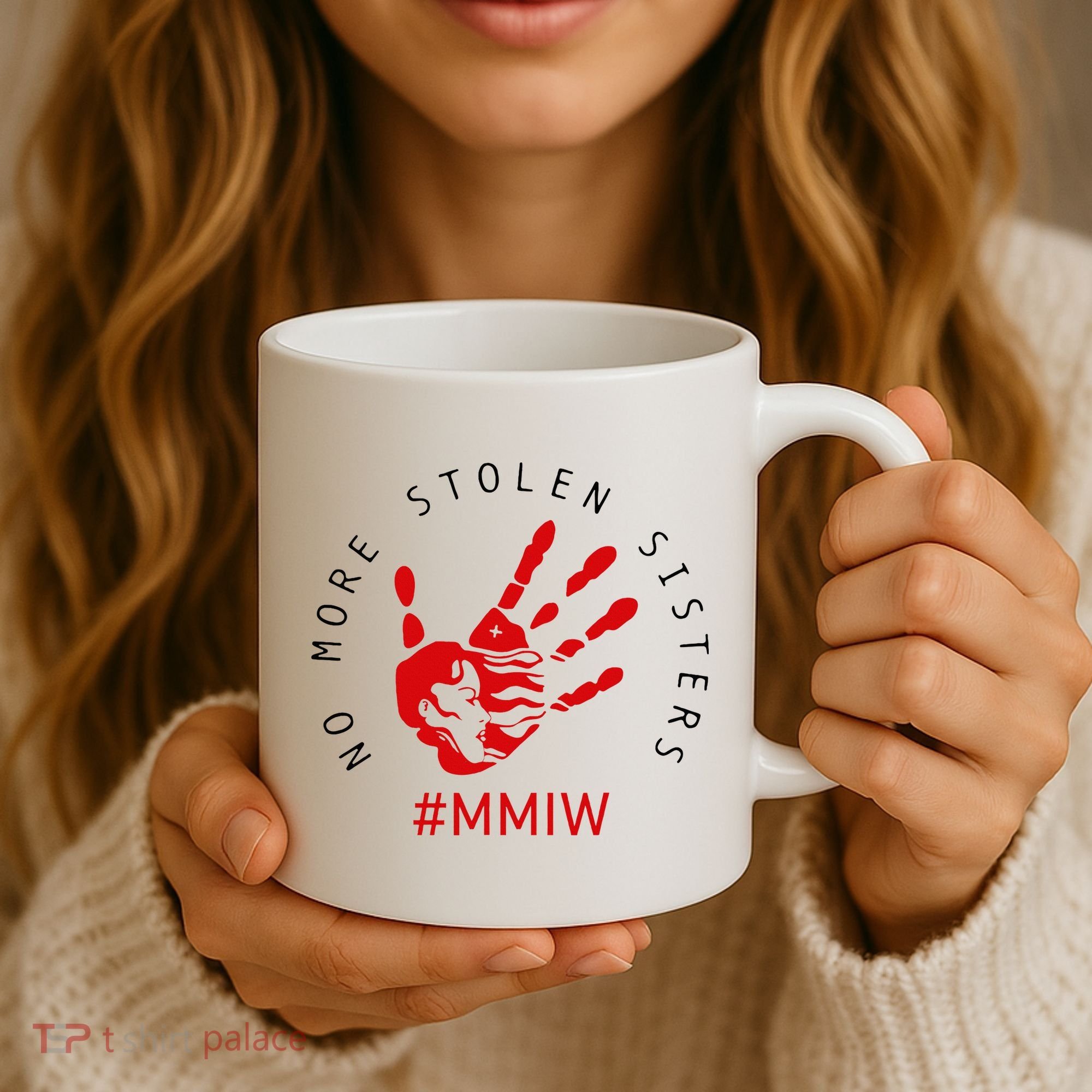 Mmiw Missing Native American Indigenous Women Sisters Red Coffee Mug