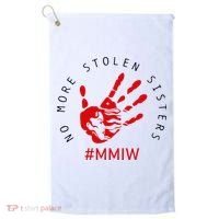 Mmiw Missing Native American Indigenous Women Sisters Red Golf Towel thumb 0