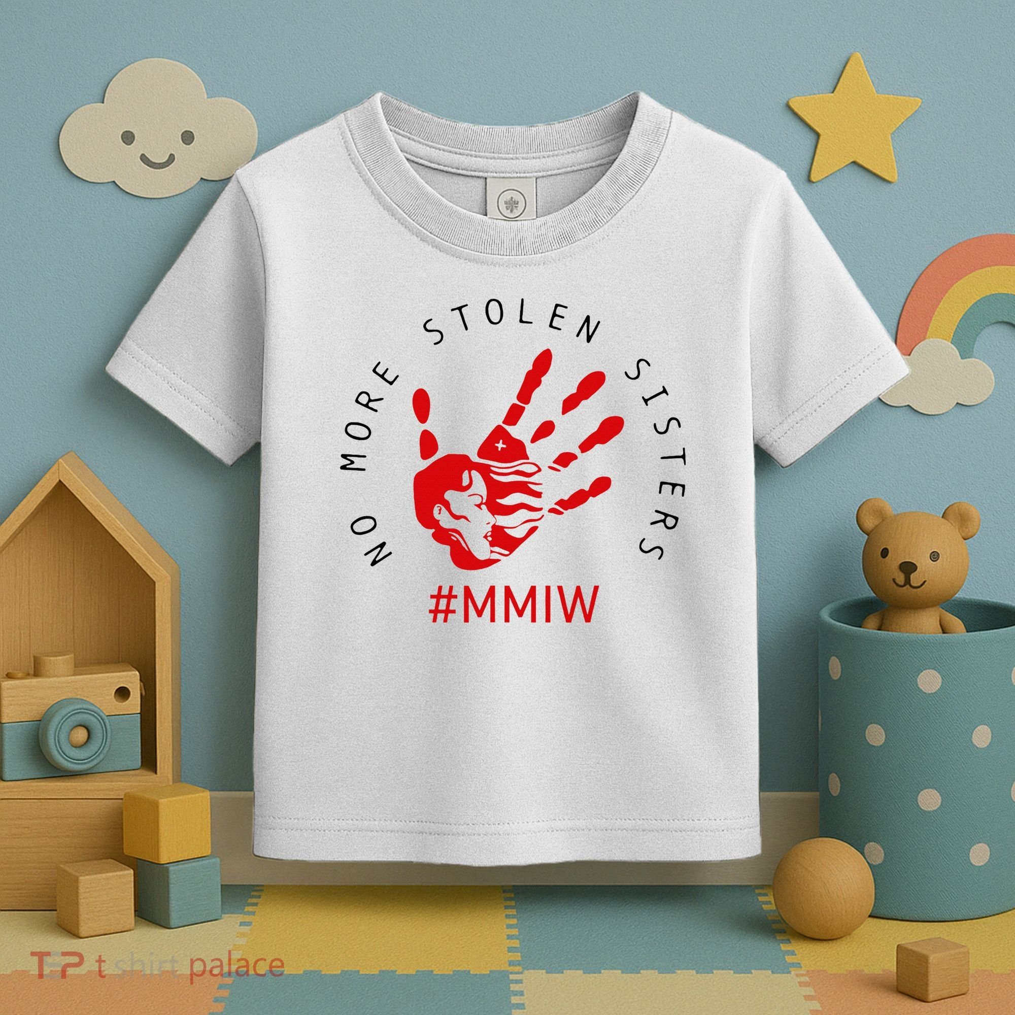 Mmiw Missing Native American Indigenous Women Sisters Red Toddler T-Shirt