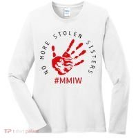 Mmiw Missing Native American Indigenous Women Sisters Red Women's Long Sleeve Shirt thumb 0