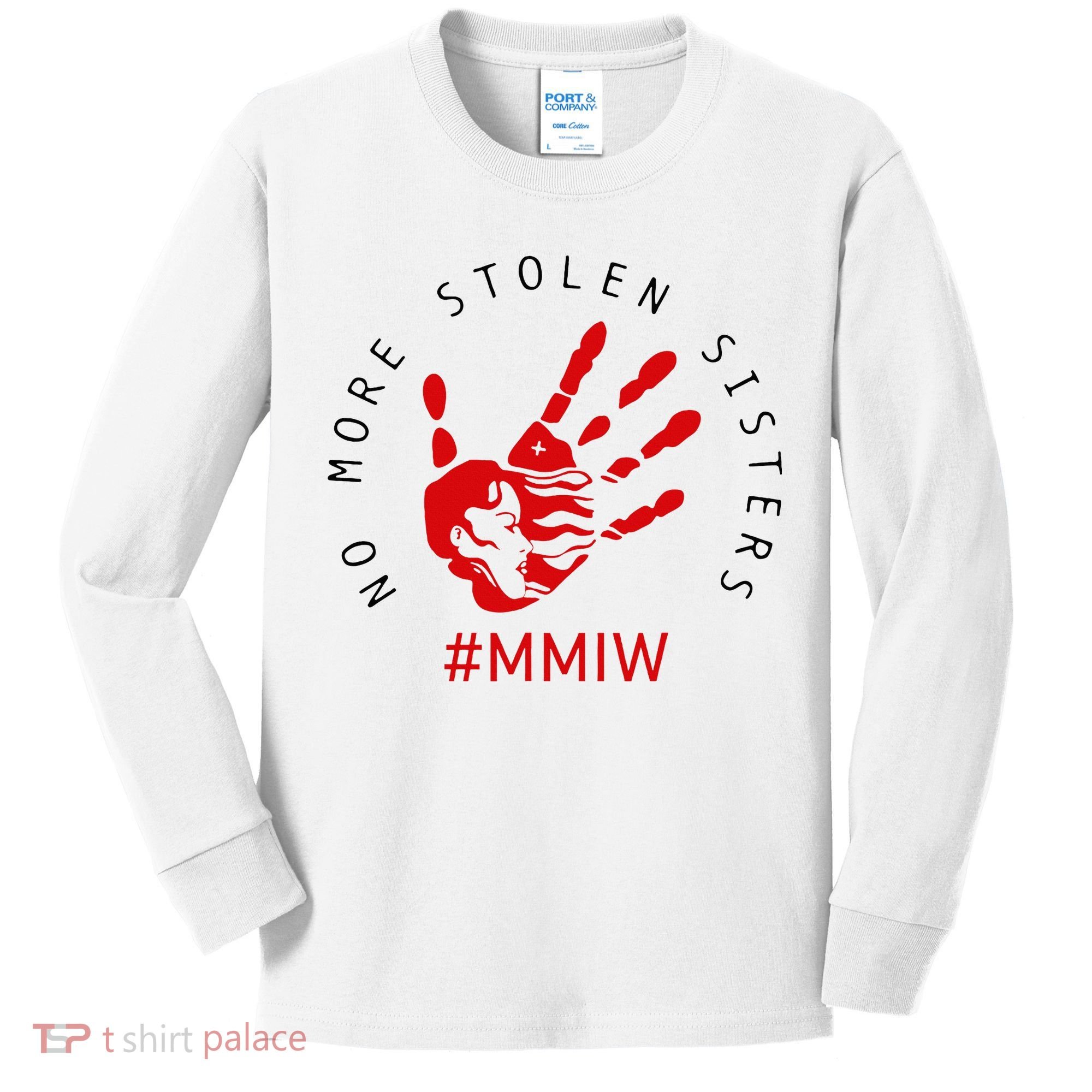 Mmiw Missing Native American Indigenous Women Sisters Red Kids Long Sleeve Shirt